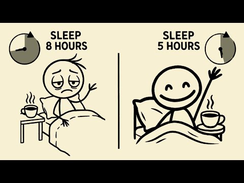 How to Sleep LESS hours and wake up FRESH (Science-Backed)