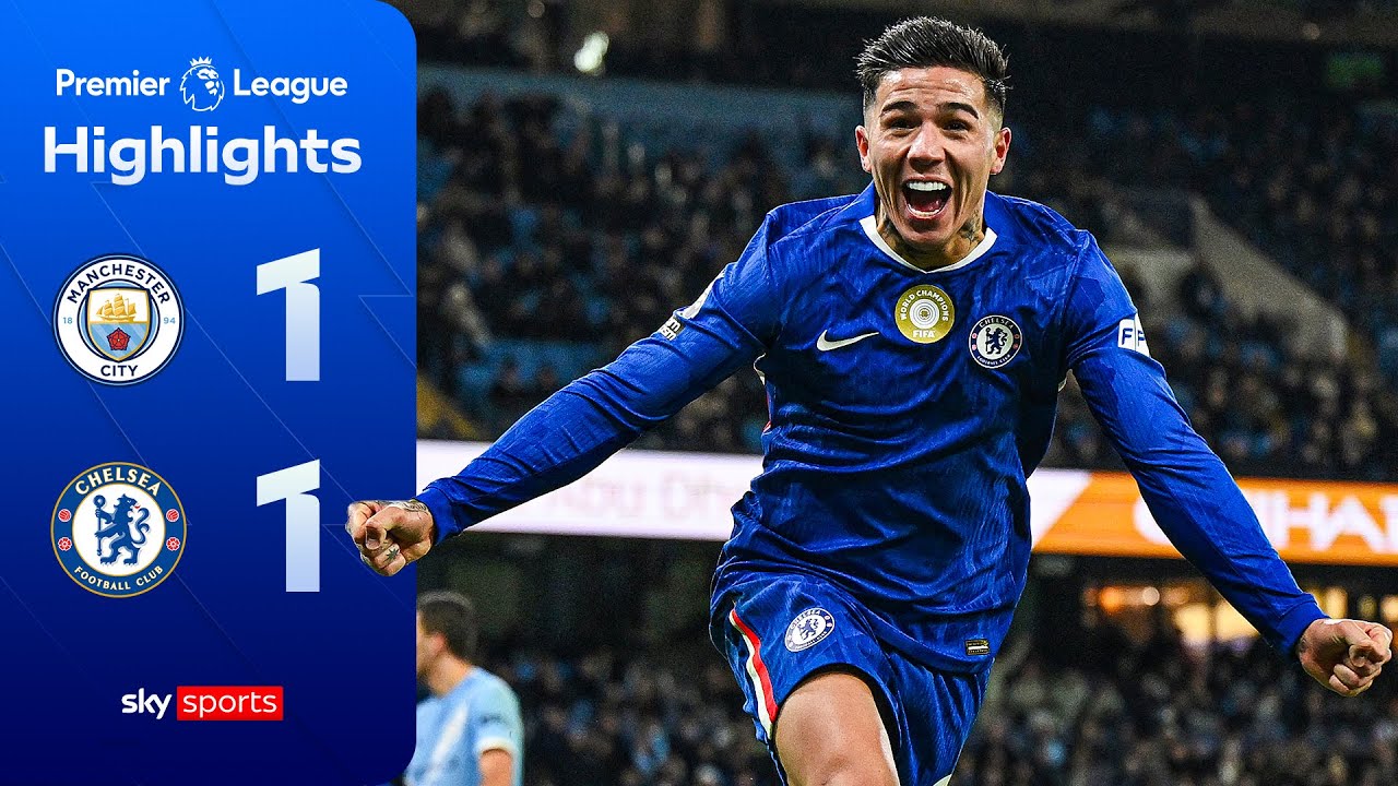 Enzo snatches LATE point for managerless Blues! | Man City 1-1 Chelsea | Premier League Highlights