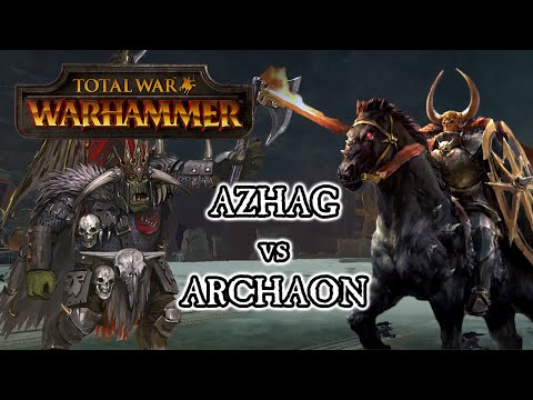 AZHAG vs ARCHAON - Total War: Warhammer gameplay