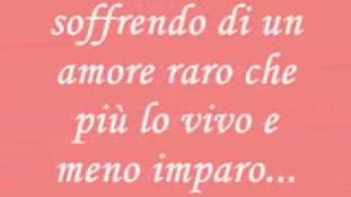 Tiziano Ferro - La paura che (TESTO)