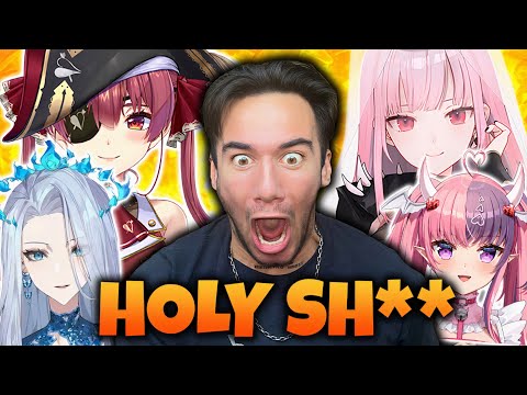 Rapper Reacts to VTUBERS for THE FIRST TIME (Mori Calliope, Ironmouse, AmaLee, Marine)