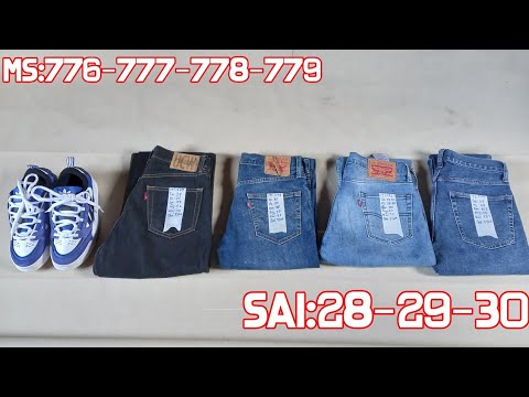 quần jean levis-gap- giày adidas hàng de segunda mão