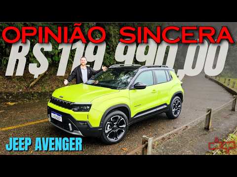 Novo Jeep AVENGER: É bom? Melhor que Renegade? Preço, problemas, consumo, detalhes. Lançamento