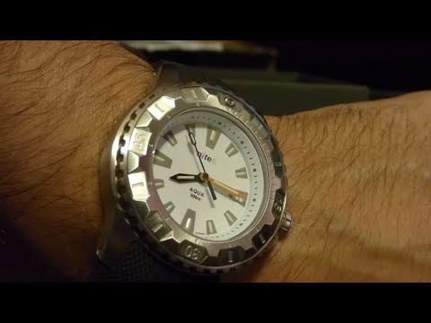 Nite Aqua AQ8-G Tritium Watch Unboxing