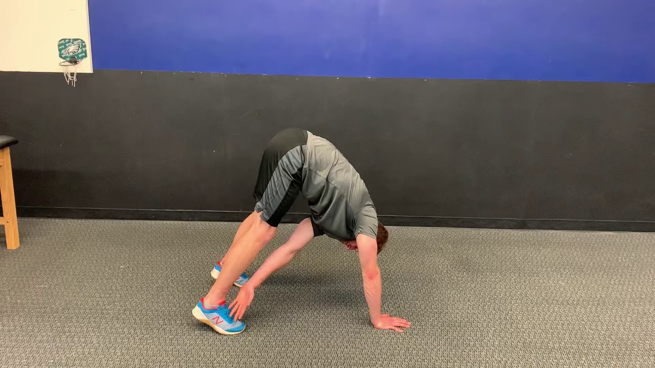 Walking Inchworm with Toe Tap