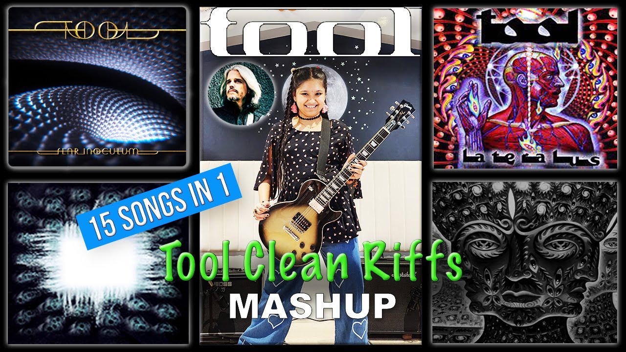 Tool Mashup - Adam Jones Clean Riffs - 15 Songs In 1!!! - YouTube
