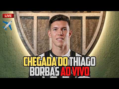 🔴 CHEGADA DO THIAGO BORBAS EM CONFINS AO VIVO 🔥 QUINTERO NO GALO
