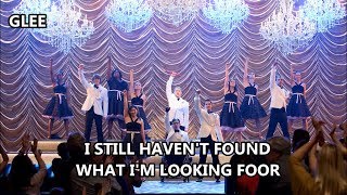 Glee-I Still Haven&#39;t Found What I&#39;m Looking For (Lyrics/Letra)