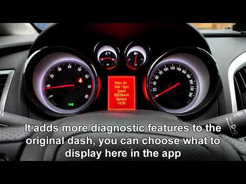 Opel Astra J Adding Extra Functions and Diagnostics With OBD2 Tool