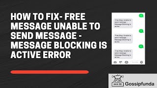 Free msg unable to send message - message blocking is active. android