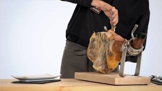 ¿Cómo cortar paletilla Curso de corte en tres minutos | Escuela del Jamón Navidul