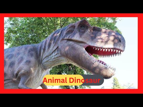 Animal Dinosaur Race Climbing Stairs -