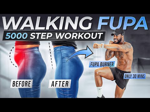 5000 STEPS WORKOUT AT HOME | FUPA Fat Burn Walk | 30 MIN