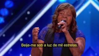 Sobrevivente de tragédia canta &quot;Thinking Out Loud&quot; no America&#39;s Got Talent (legendado)