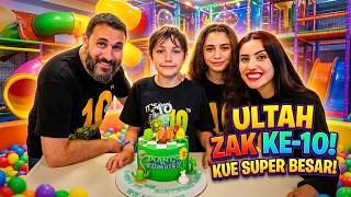 Download lagu Zak's 10th Birthday Celebration Bash 🎂 Playing at the Indoor Playground and a Huge Cake 😍 mp3