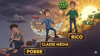 Como o Pobre, a Classe Média e o Rico Gastam o Dinheiro (a diferença é brutal)