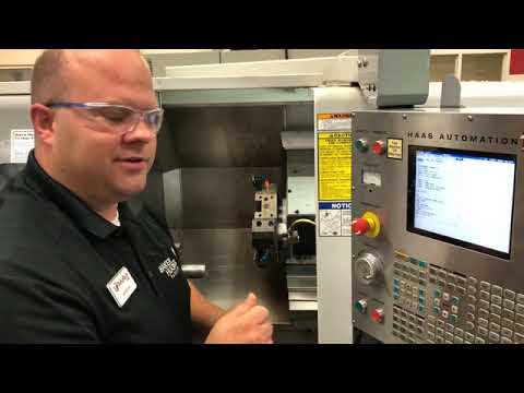 Haas SL-20 Lathe Setup