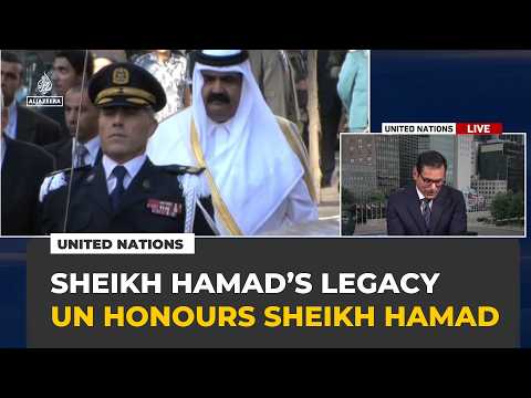 UN honours Qatar’s Sheikh Hamad for diplomatic and mediation legacy