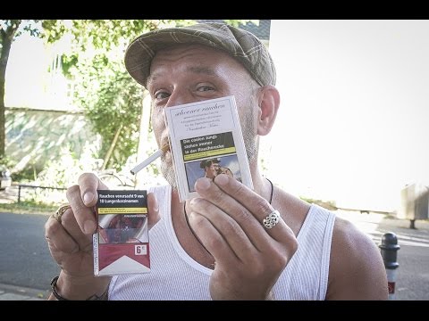 Milo erklärt uns die Welt. Heute: Warnhinweise auf Zigaretten-Packungen.