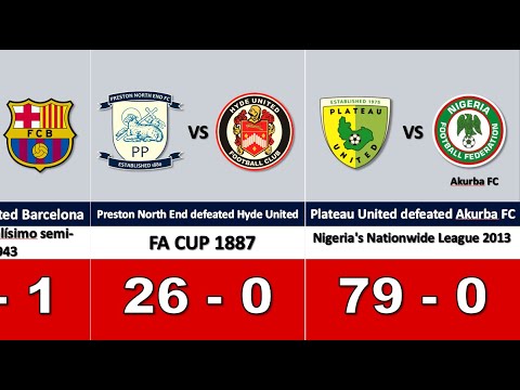 Biggest Defeats in Football History