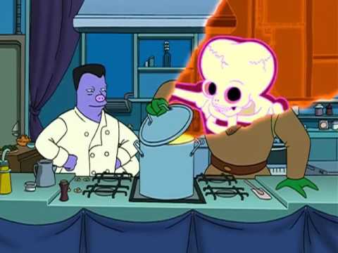 [Futurama] Morbo - Pathetic Humans Prepare to Write Down the Recipe!