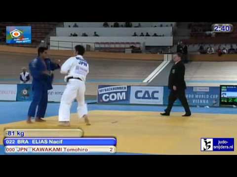 Judo 2010 World Cup Men Vienna: Elias Nacif (BRA) - Tomohiro Kawakami (JPN) [-81kg]
