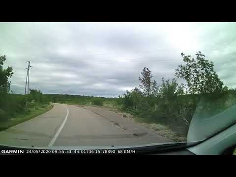 DRIVE #1032: Đervske-Dobropoljci-Brgud (Croatia) (timelapse 4x) *Read Description*