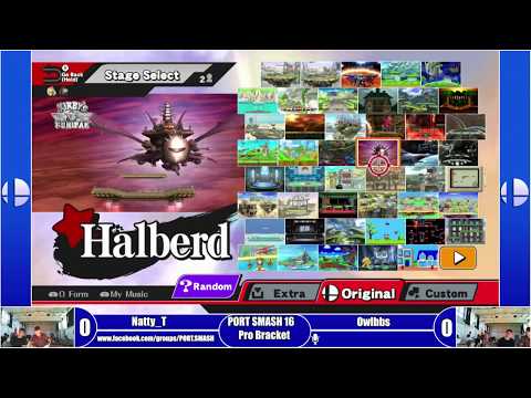 PORT SMASH 16 - Pro Bracket - Natty_T (ZSS, Pikachu) Vs Owlbbs (DHD)