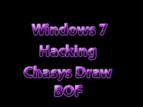 Windows 7 hacking Chasys Draw Buffer Overflow