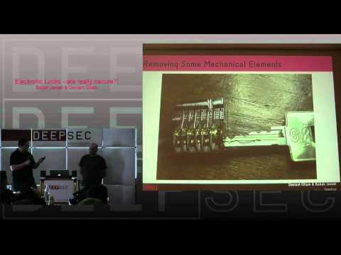 DeepSec 2010: Electronic Locks - are really secure?!