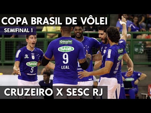 CRUZEIRO X SESC RJ | COPA BRASIL DE VÔLEI SEMIFINAL HD
