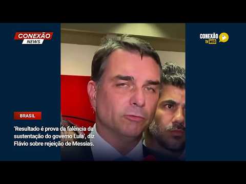 Vídeo: ‘Resultado é prova da falência da sustentação do governo Lula’, diz Flávio sobre rejeição de Messias.
