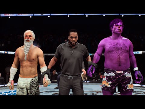 UFC 5 - Old Bruce Lee vs. Big Purple Hulk - Super Dragon