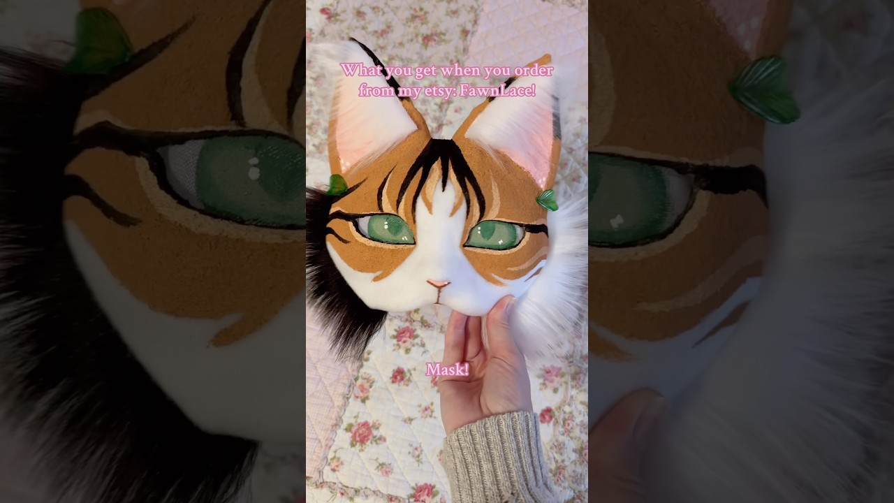 What you get when you order from my etsy shop! #animalmask #therian #theriangear #therianthropy