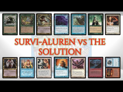 OLD SCHOOL MTG CHANNEL - ARGENTOG - SURVI ALUREN vs THE SOLUTION CONTROL
