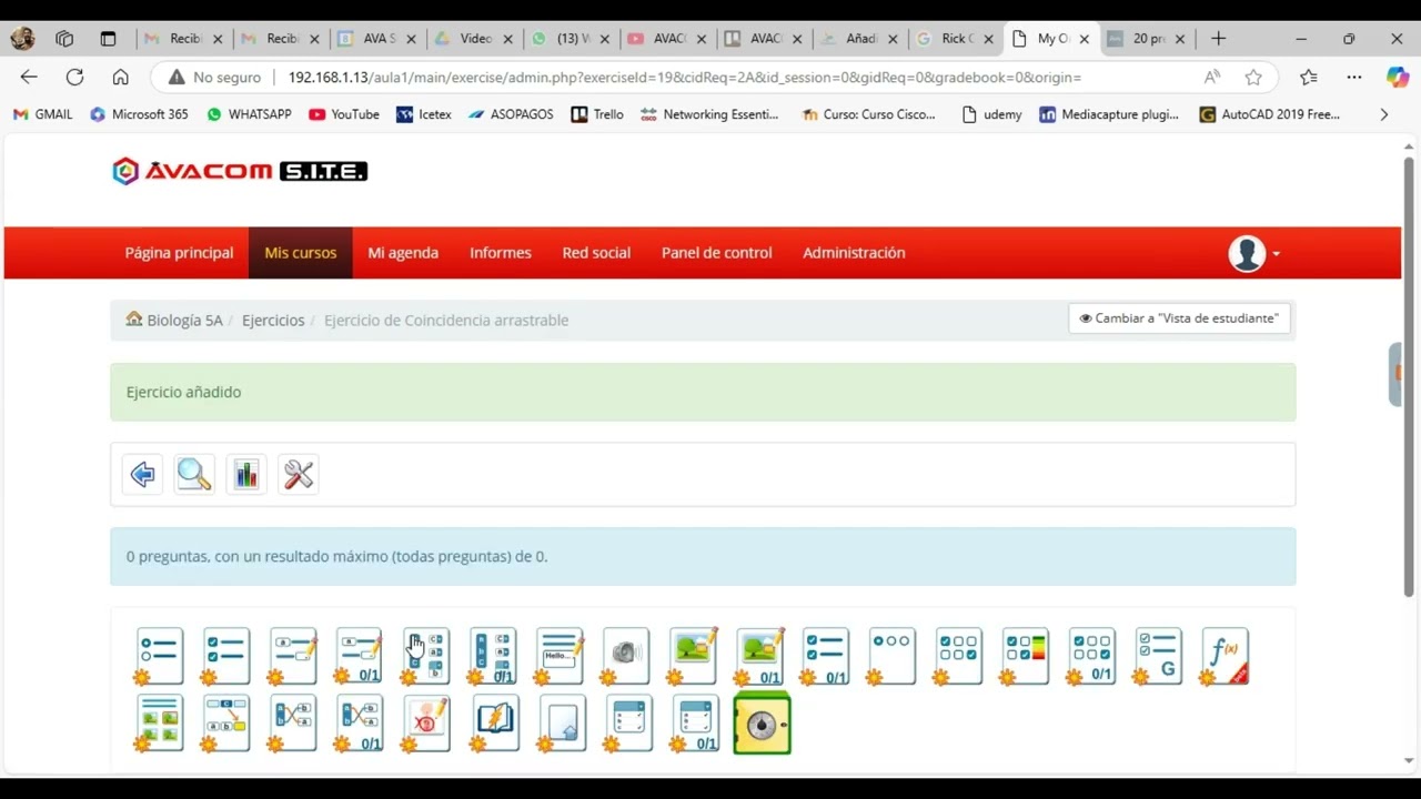 3 2 9 Crear ejercicio Coincidencia arrastrable