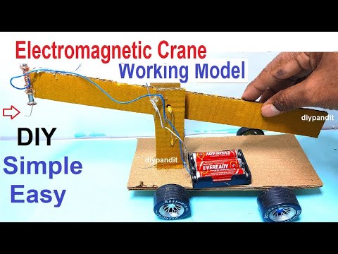 Magnetic science project working model for exhibition DIY at home howtofunda