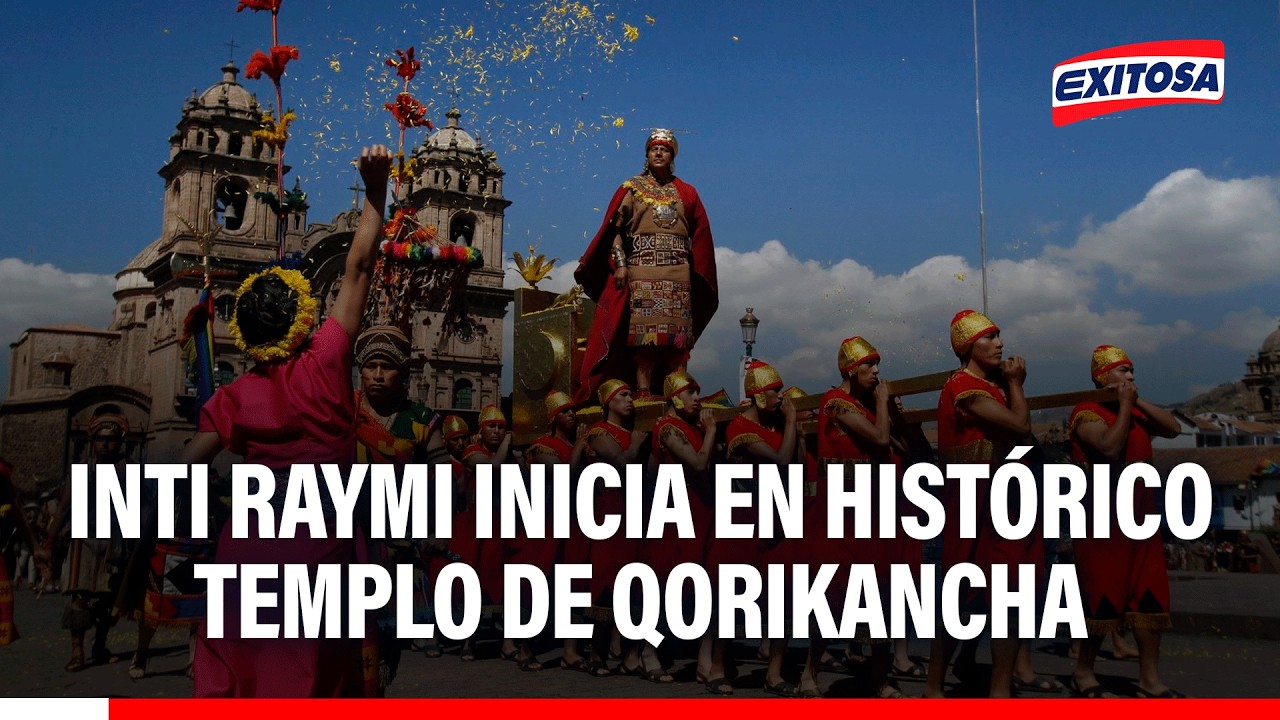 🔴🔵 Inicia festividad del Inti Raymi en el templo de Qorikancha