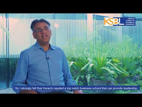 Mr. Asad Umar (Member NA, Pakistan), the key founding member of #KSBL