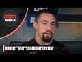Robert Whittaker details a minor foot injury he suffered fighting Marvin Vettori | ESPN MMA