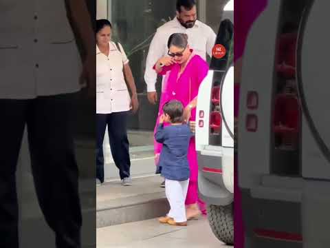 Kareena Kapoor and Jeh was spotted at Kapoor's residence to celebrate Raksha Bandhan with family.