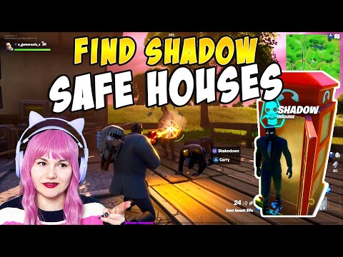 Find SHADOW SAFE HOUSES - All 5 Locations - Fortnite Battle Royale Guide