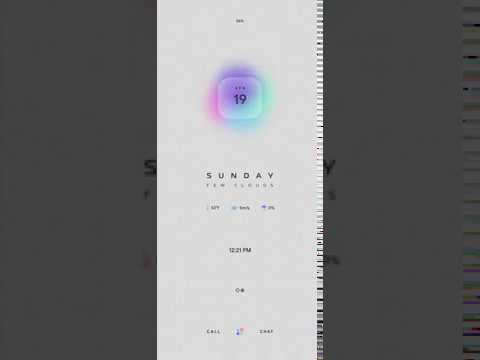 Air theme for KLWP