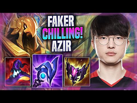 FAKER CHILLING WITH AZIR! - T1 Faker Plays Azir MID vs Taliyah! | Season 2022