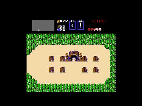 How to Get to Level 3 (First Quest) - The Legend of Zelda First Quest 100% Walkthrough