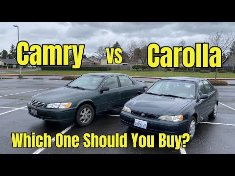 Pendlerauto-Kampf! Toyota Camry (2001) vs. Toyota Corolla (1999)