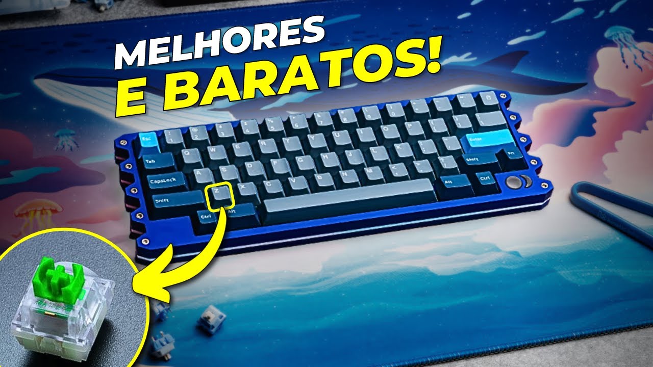 TOP 7 MELHOR Teclado Mecânico BOM e BARATO Melhor Custo Benefício 2024