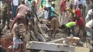 Homes damaged as part of Meethotamulla garbage dump collapses