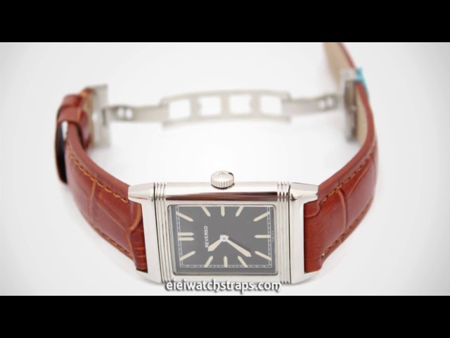 Vídeo relacionado con XNJIADVSY Compatible con correa de reloj cocodrilo JAEGER-LECOULTRE REVERSO LADY Q2608410