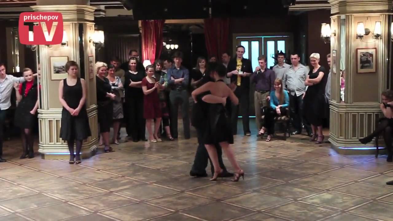 Yury Alexeev and Elena Chuvilina, Russia, Moscow, Milonga "Cherchez la femme", 03.02.2010(2)